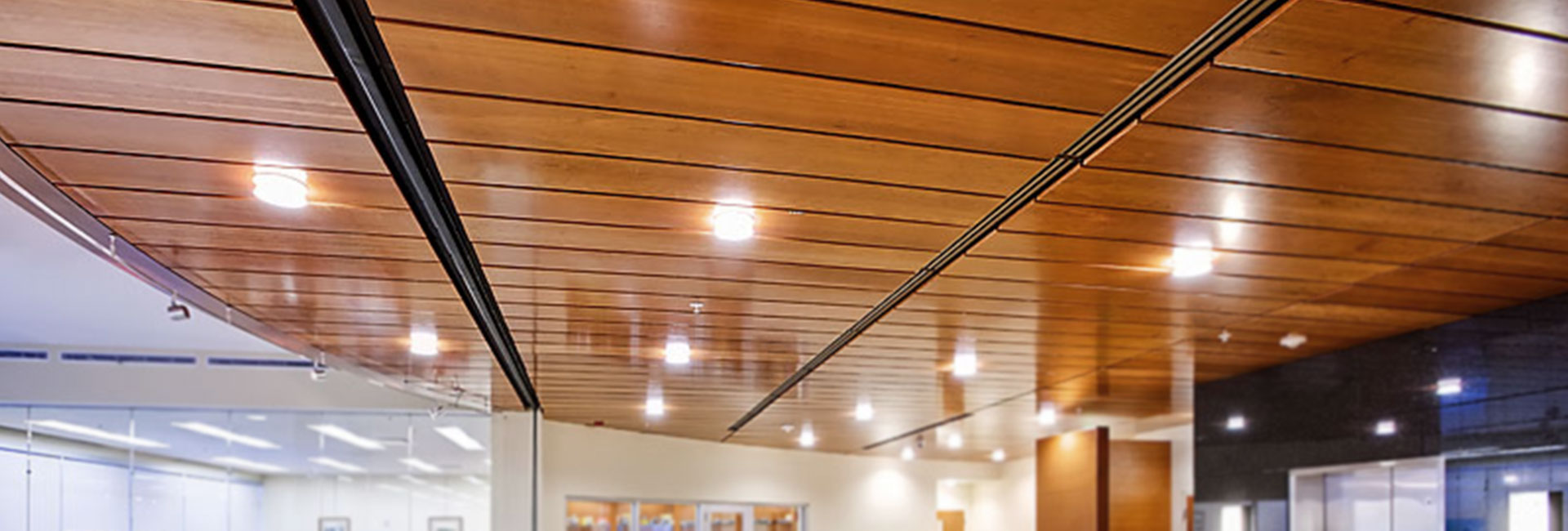 Linear Cherry Ceiling