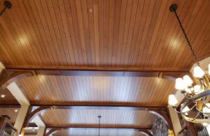 Wood Ceiling Cherry Linear